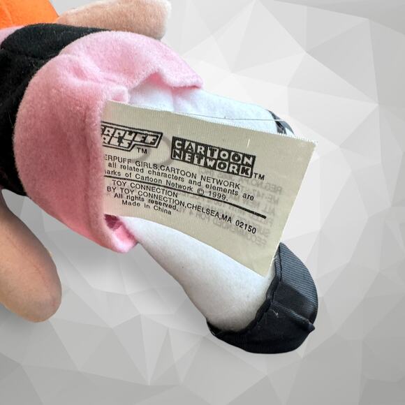 Lot Of 2 POWER PUFF GIRLS STUFFED PLUSH DOLL BLOSSOM - BUBBLES - Picture 10 of 11